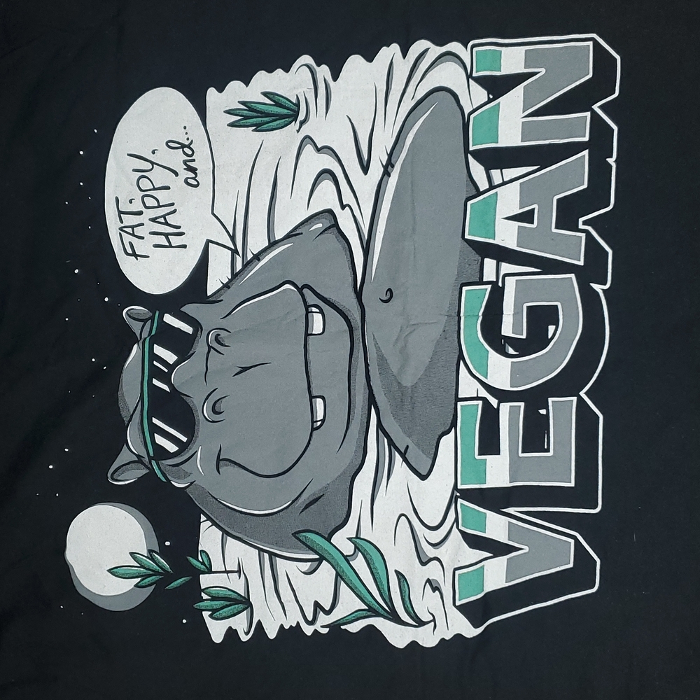 Vegan Hippo tshirt